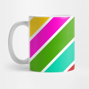 Retro stripes colorful candy pattern Mug